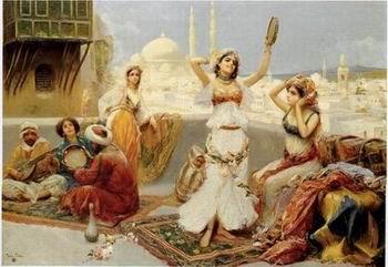 unknow artist Arab or Arabic people and life. Orientalism oil paintings 126 China oil painting art